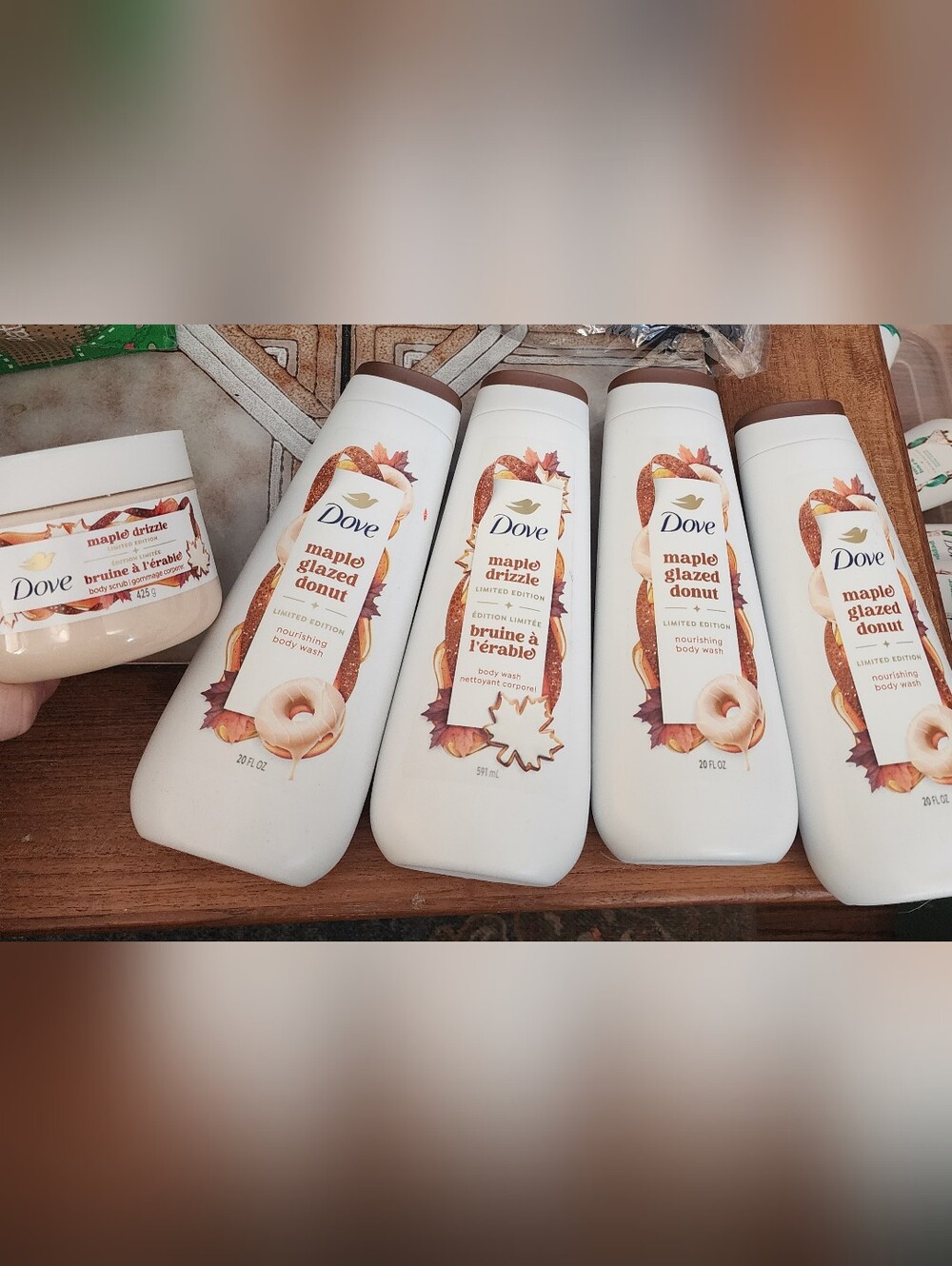 Maple Drizzle Limited Edition Nourishing Body Wash Body Wash X 5 Body Scrub NEW